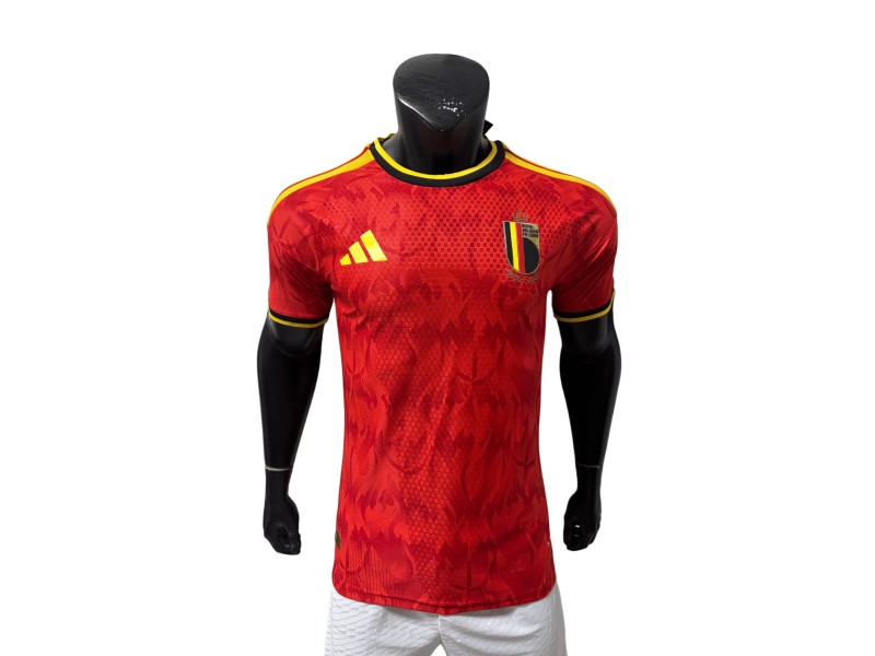 Belgium 2026 National Team Home Jersey - Red Player Version