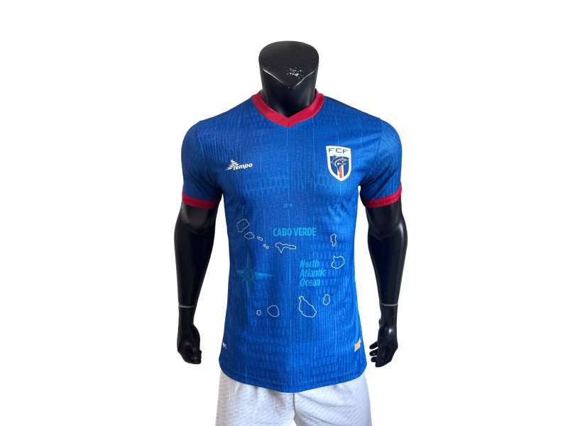 Cape Verde 2026 National Team Home Jersey - Blue Player Version