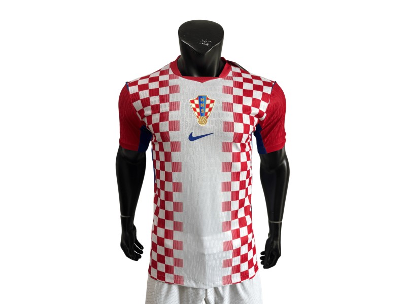 Croatia 2026 National Team Home Jersey - Red/White Player Version