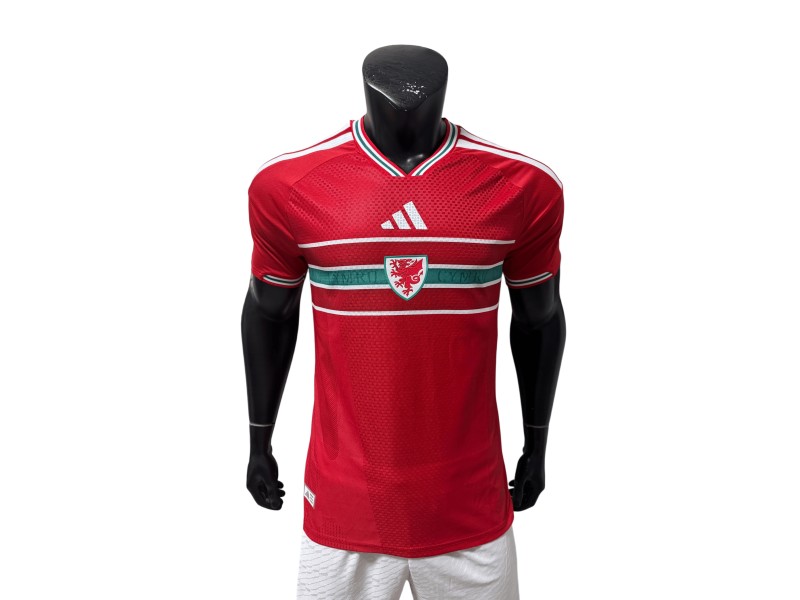 Red Wales 2026 National Team Home Jersey - Red Player Version