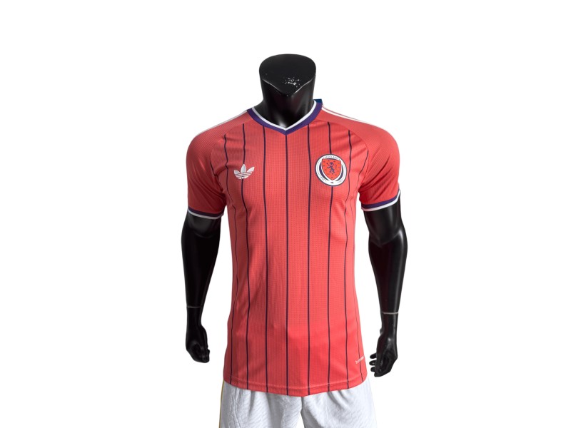Scotland 2026 National Team Away Jersey - Red Player Version