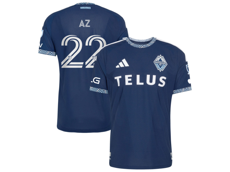 Aziel Jackson Vancouver Whitecaps FC 2026 The Coastal Player Version Jersey - Blue With Patch