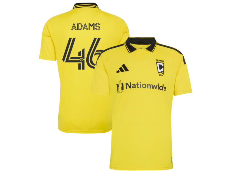 Chase Adams Columbus Crew 2026 The Crafted for Excellence Edition Fan Version Jersey - Yellow