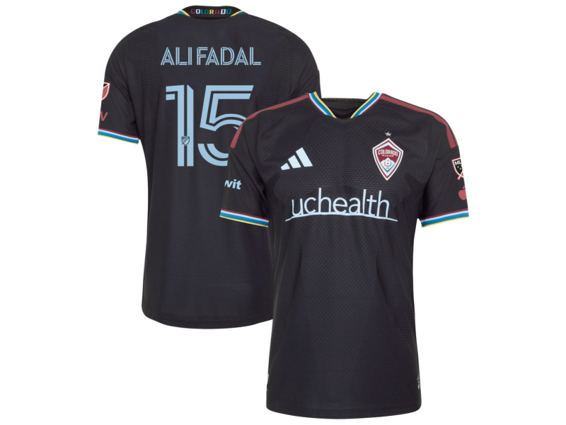 Ali Fadal Colorado Rapids 2026 Colorful Colorado Player Version Jersey - Black With Patch