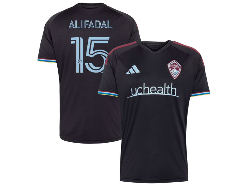 Ali Fadal Colorado Rapids 2026 Colorful Colorado Fan Version Jersey - Black