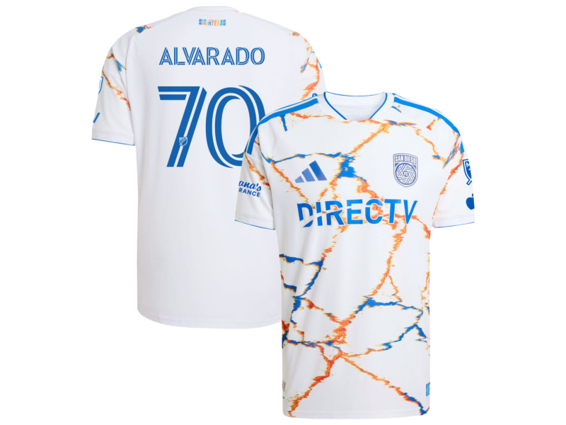 Alejandro Alvarado San Diego FC 2026 Unprecedented Unity Edition Player Version Jersey - White With Patch
