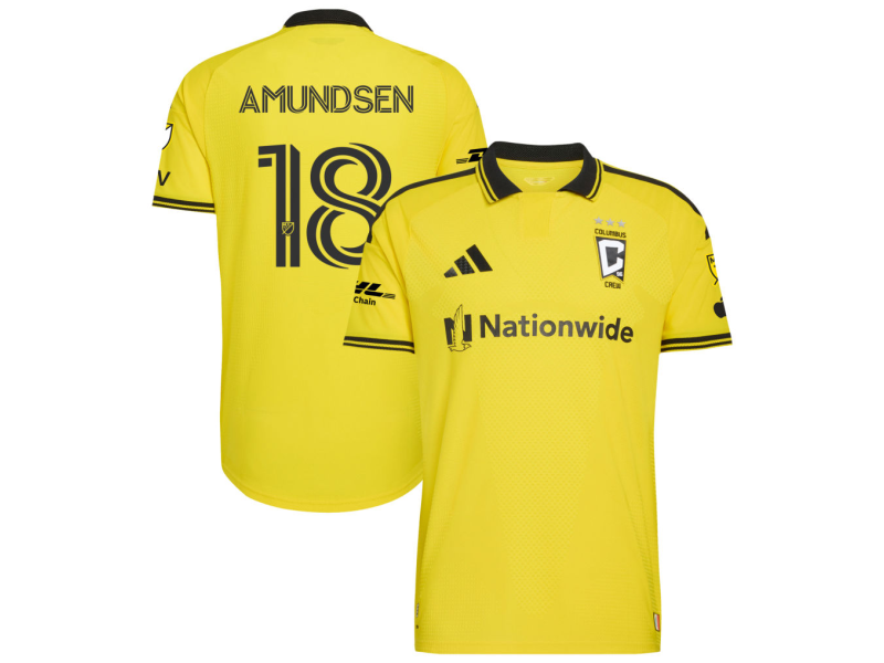 Malte Amundsen Columbus Crew 2026 The Crafted for Excellence Edition Player Version Jersey - Yellow With Patch