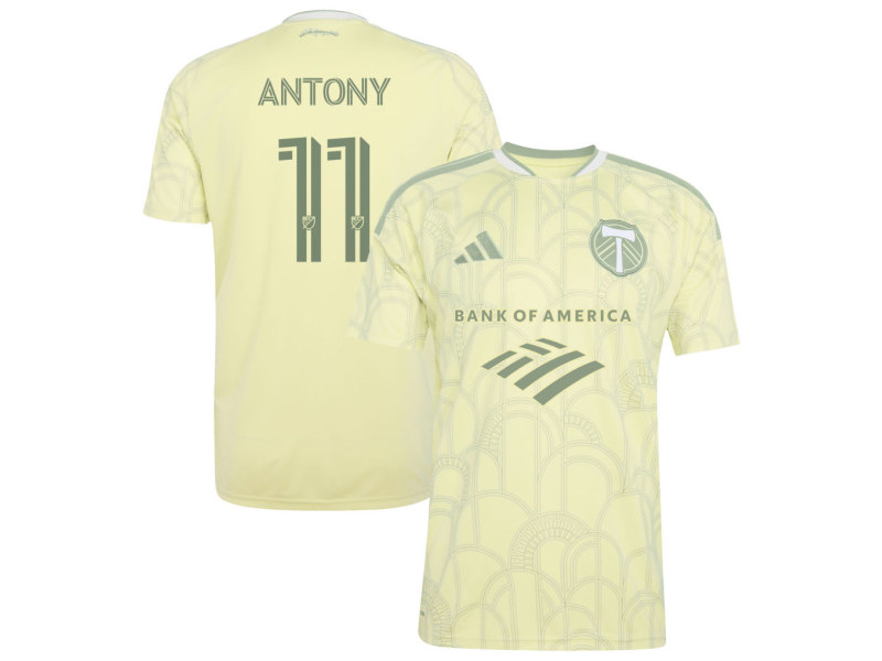 Antony Portland Timbers 2026 Civic Stadium Edition Fan Version Jersey - Yellow