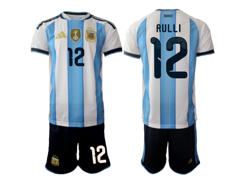 RULLI Argentina 2026 World Cup Home Fan Jersey - Blue/White