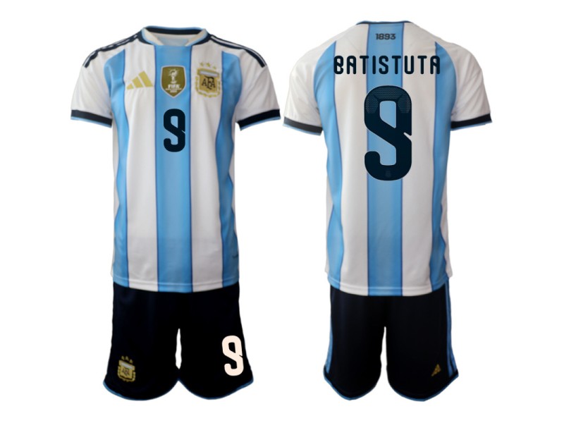 BATISTUTA Argentina 2026 World Cup Home Fan Jersey - Blue/White