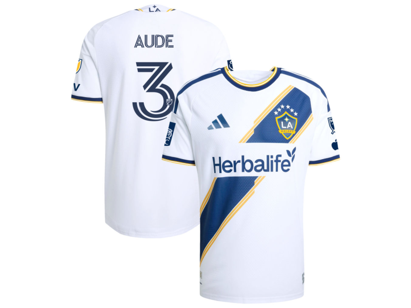 Julian Aude LA Galaxy 2026 The VeloCITY Edition Player Version Jersey - White With Patch