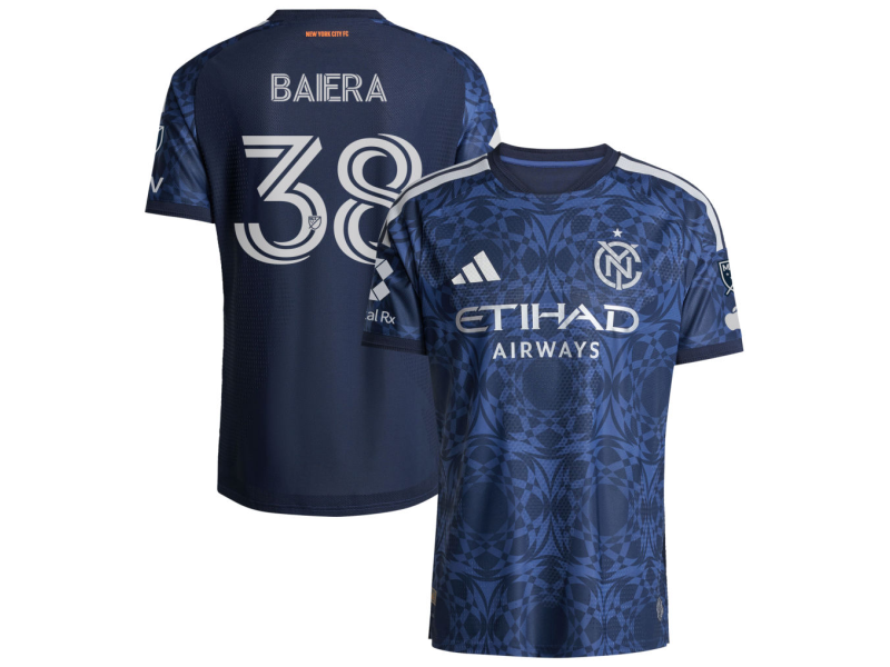 Drew Baiera New York City FC 2026 The All Nations Edition Player Version Jersey - Blue With Patch