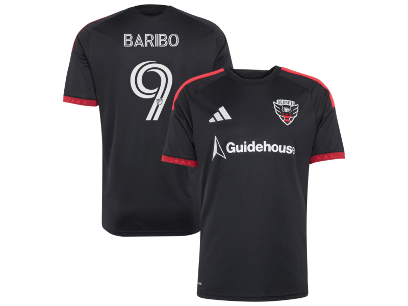 Tai Baribo D.C. United 2026 Black-and-Red Edition Fan Version Jersey - Black