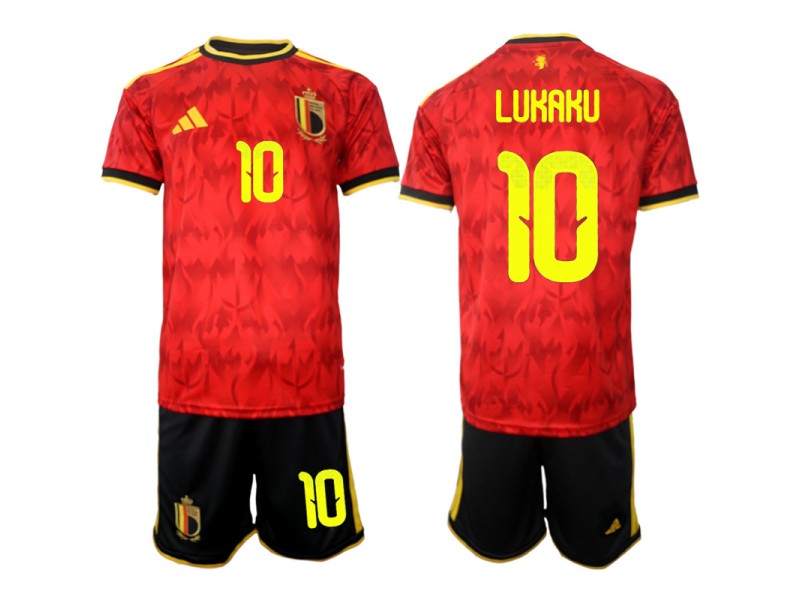 LUKAKU Belgium 2026 World Cup Home Fan Jersey - Red