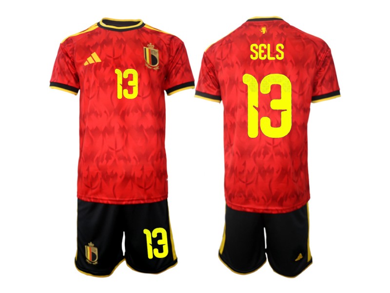 SELS Belgium 2026 World Cup Home Fan Jersey - Red