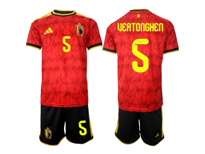VERTONGHEN Belgium 2026 World Cup Home Fan Jersey - Red
