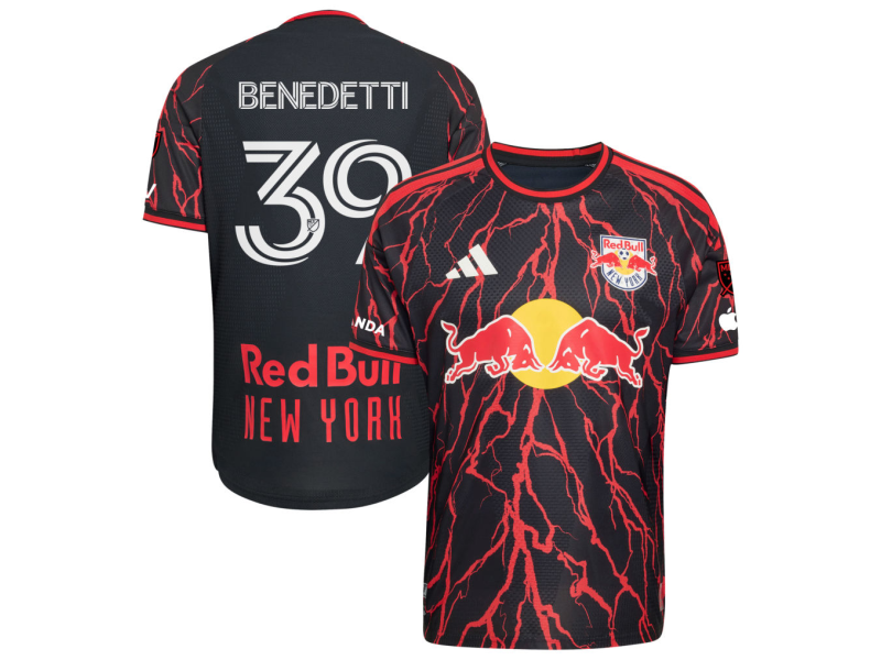 Nehuen Benedetti New York Red Bulls 2026 The Rooted Edition Player Version Jersey - Black With Patch