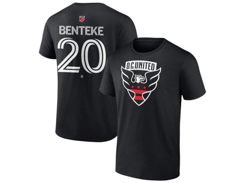 Youth D.C. United #20 Christian Benteke Team Authentic T-Shirt - Black