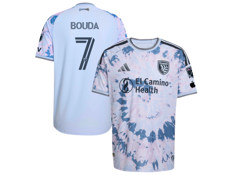 Ousseni Bouda San Jose Earthquakes 2026 The Dead Edition Player Version Jersey - Light Blue With Patch