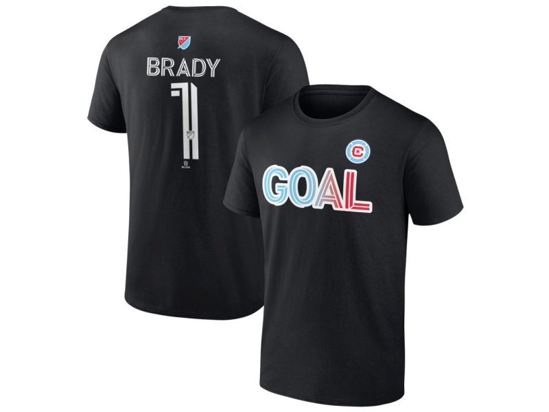 Youth Chicago Fire Goal #1 Chris Brady T-Shirt - Black