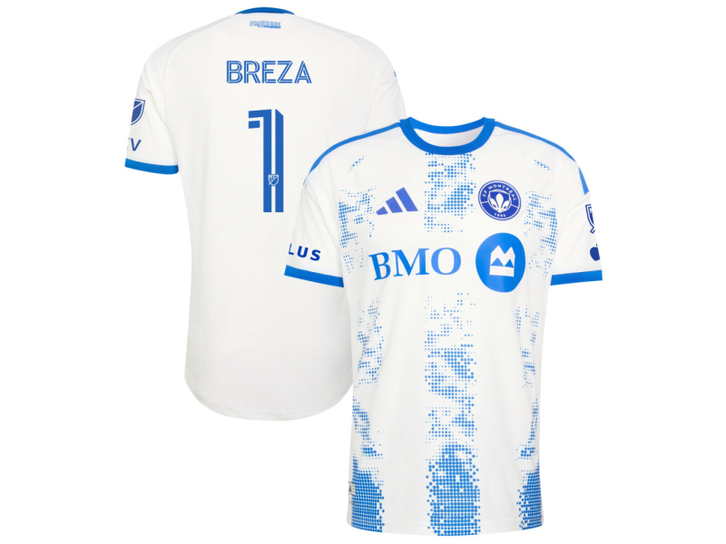 Sebastian Breza CF Montreal 2026 The Procure Player Version Jersey - White With Patch