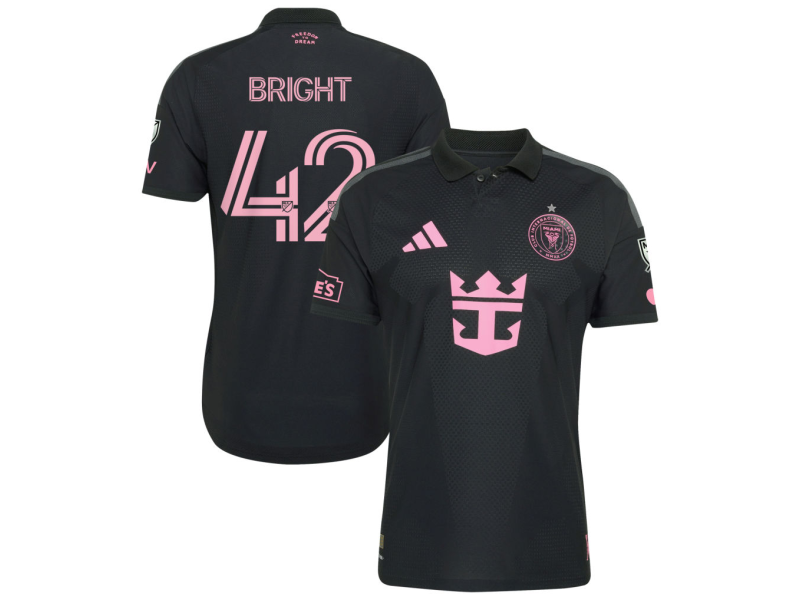 Yannick Bright Inter Miami CF 2026 Presagio Player Version Jersey - Black With Patch