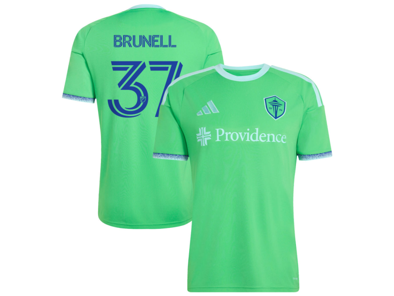 Snyder Brunell Seattle Sounders FC 2026 The Evergreen State Edition Fan Version Jersey - Rave Green