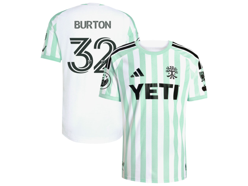 Micah Burton Austin FC 2026 The Rooted Edition Player Version Jersey - White With Patch