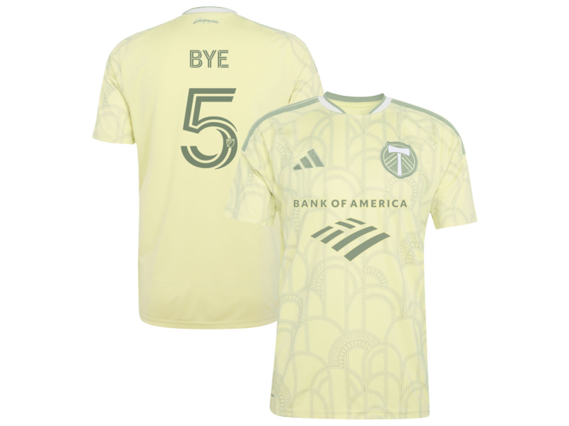 Brandon Bye Portland Timbers 2026 Civic Stadium Edition Fan Version Jersey - Yellow