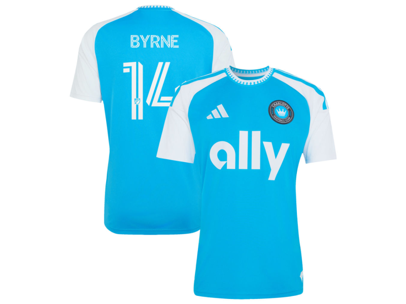 Nathan Byrne Charlotte FC 2026 Carolina Kit: Crowns Up Fan Version Jersey - Blue