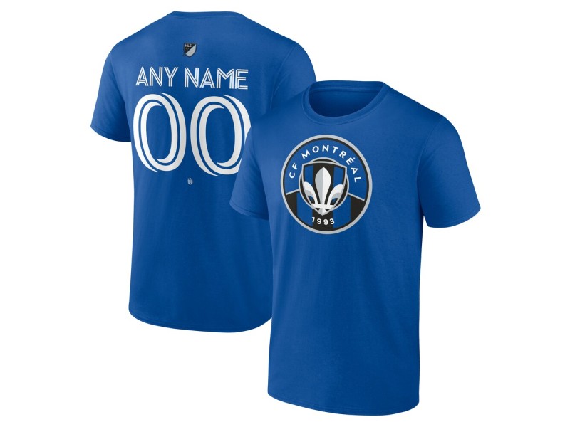 Youth CF Montreal Custom Team Authentic T-Shirt - Royal