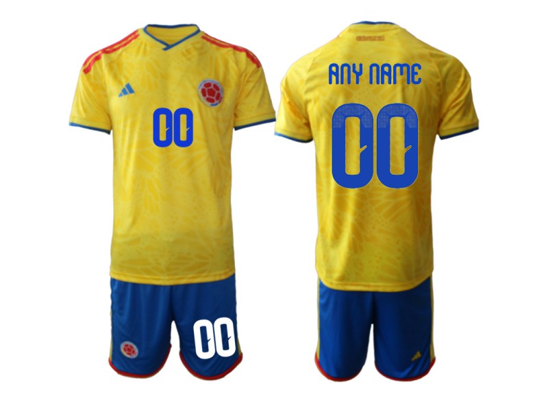 Custom Colombia 2026 World Cup Home Fan Jersey - Yellow