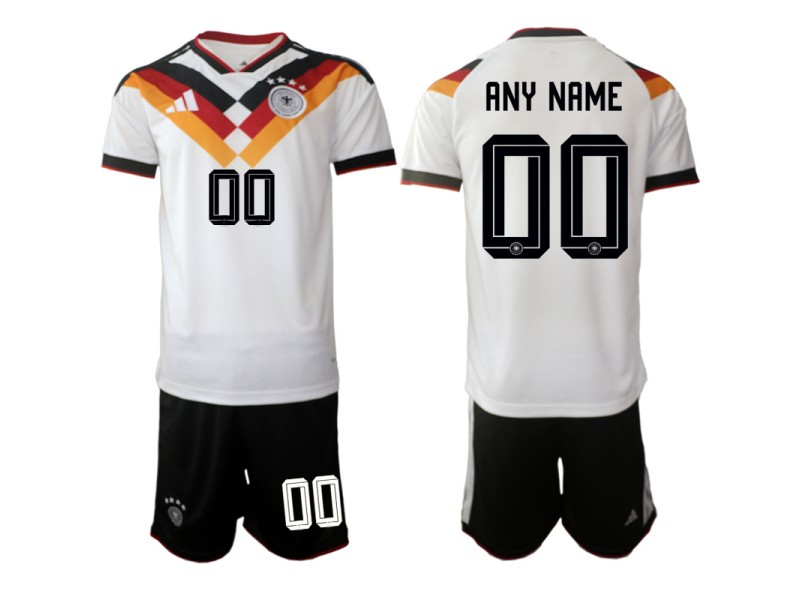 Custom Germany 2026 World Cup Home Fan Jersey - White