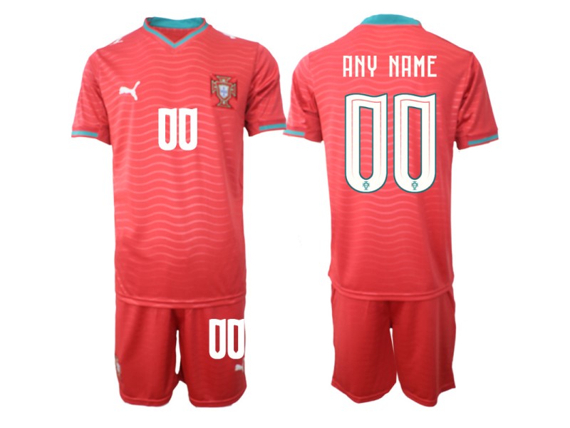 Custom Portugal 2026 World Cup Home Fan Jersey - Red