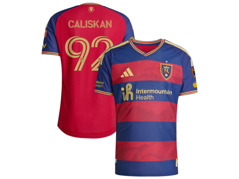 Noel Caliskan Real Salt Lake 2026 The Switchback Player Version Jersey - Red With Patch