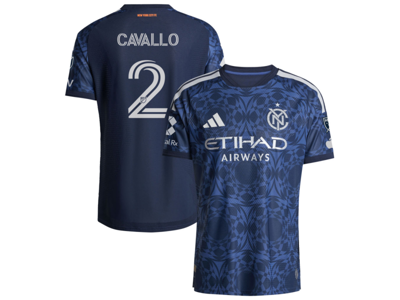 Nico Cavallo New York City FC 2026 The All Nations Edition Player Version Jersey - Blue With Patch