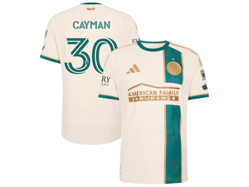 Togashi Cayman Atlanta United FC 2026 Spirit Of '96 Player Version Jersey - Tan With Patch