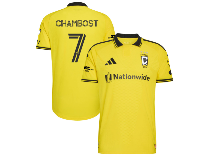 Dylan Chambost Columbus Crew 2026 The Crafted for Excellence Edition Player Version Jersey - Yellow With Patch