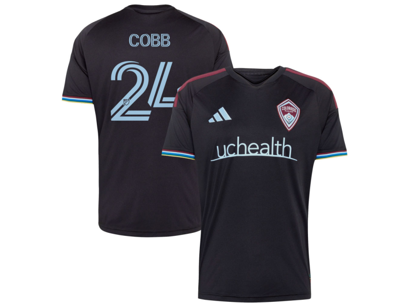 Noah Cobb Colorado Rapids 2026 Colorful Colorado Fan Version Jersey - Black