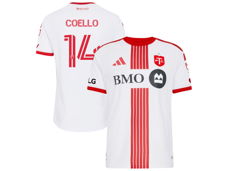 Alonso Coello Toronto FC 2026 Winter Edition Player Version Jersey - White With Patch