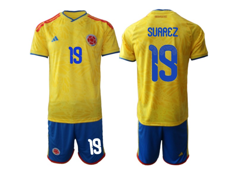SUAREZ Colombia 2026 World Cup Home Fan Jersey - Yellow