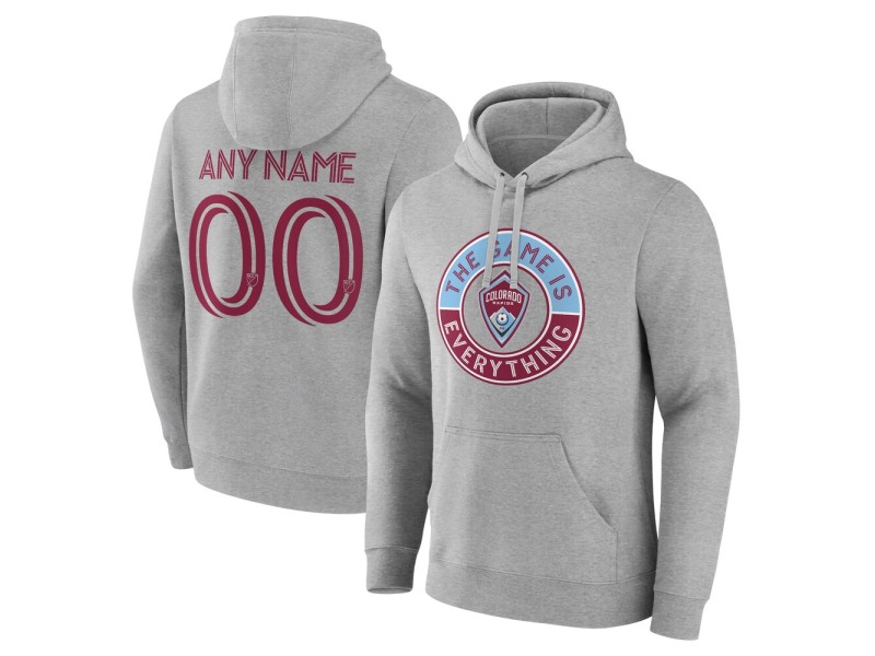 Women's Colorado Rapids The Game Is Everything Custom Pullover Hoodie - Gray