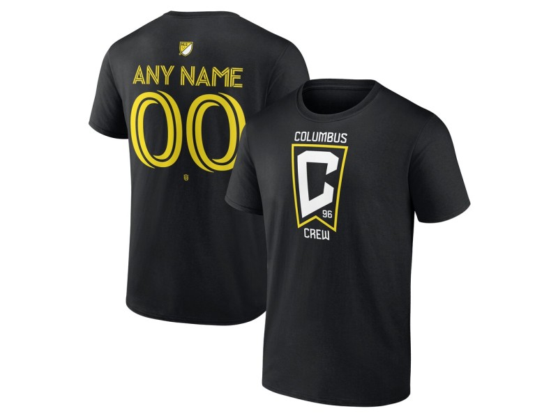 Men's Columbus Crew Custom Team Authentic T-Shirt - Black