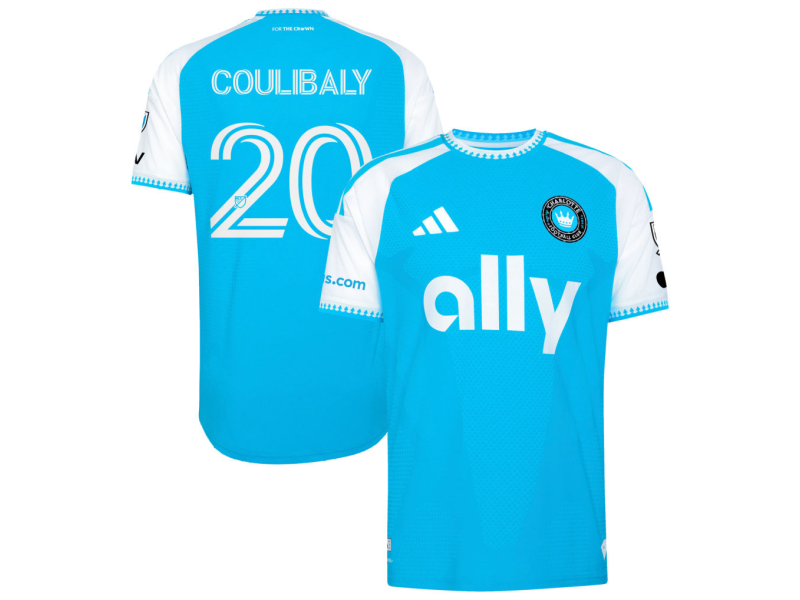 Baye Coulibaly Charlotte FC 2026 Carolina Kit: Crowns Up Player Version Jersey - Blue With Patch
