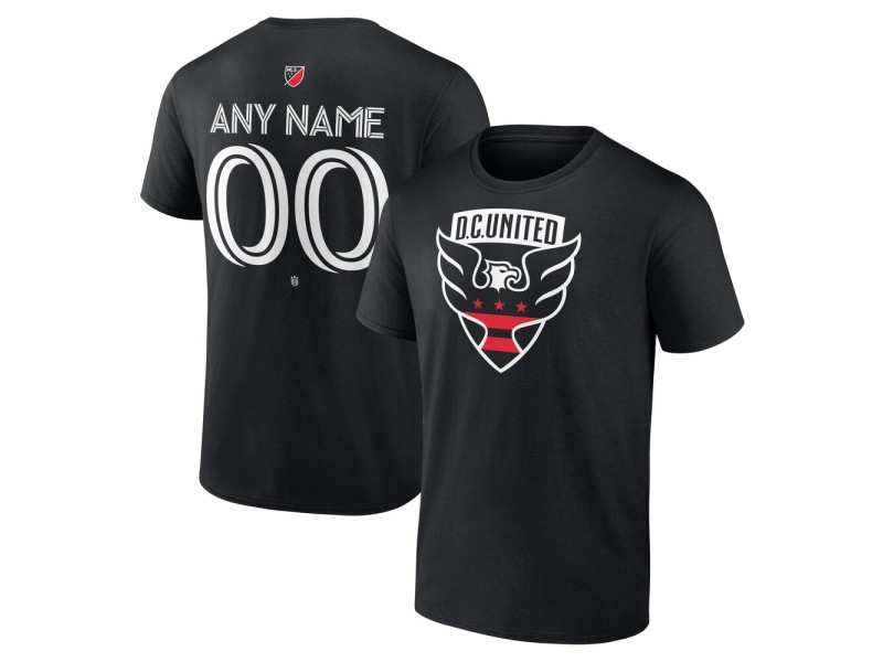 Men's D.C. United Custom Team Authentic T-Shirt - Black
