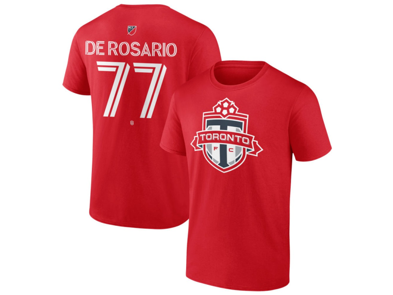 Men's Toronto FC #77 Adisa De Rosario Team Authentic T-Shirt - Red