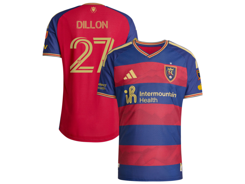 Griffin Dillon Real Salt Lake 2026 The Switchback Player Version Jersey - Red With Patch