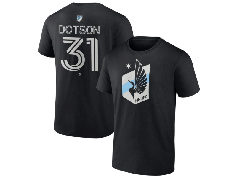 Men's Minnesota United FC #31 Hassani Dotson Team Authentic T-Shirt - Black
