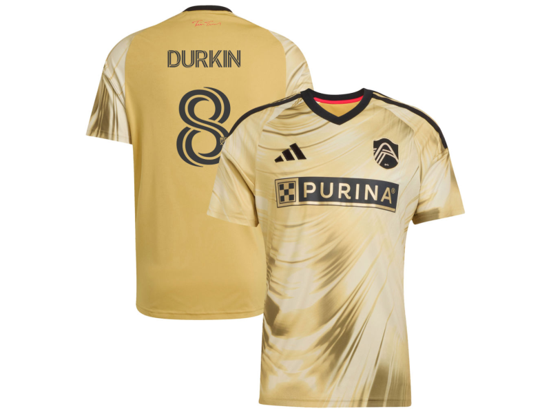 Chris Durkin St. Louis CITY SC 2026 The Tina Turner Edition Fan Version Jersey - Yellow