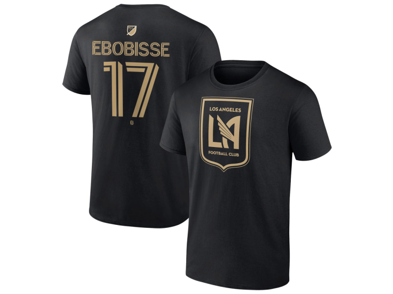Men's LAFC #17 Jermey Ebobisse Team Authentic T-Shirt - Black